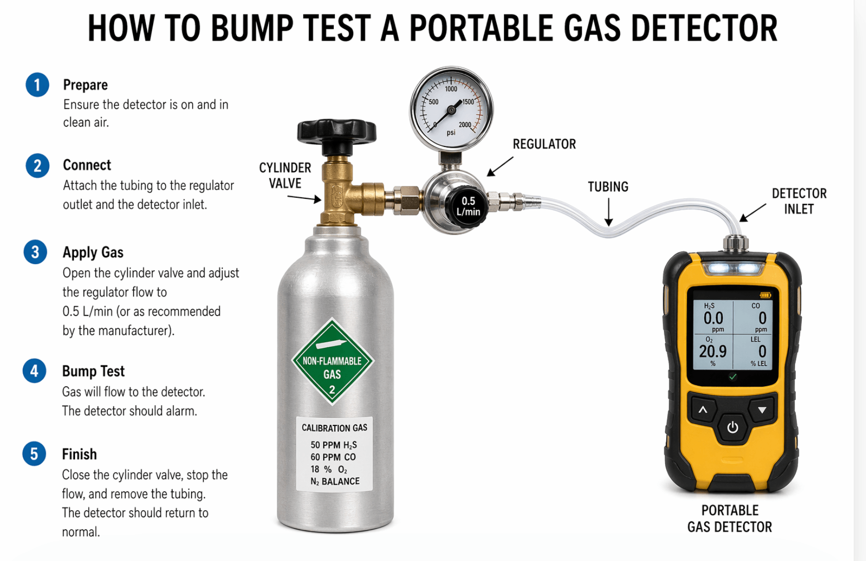 How to Perform a Bump Test: Step-by-Step