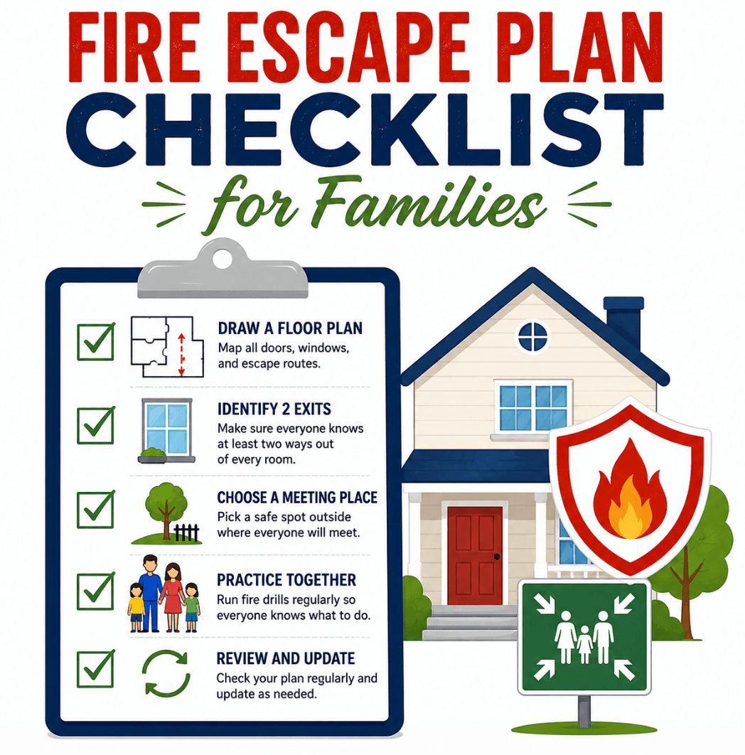 Fire Escape Plan Checklist for Families: A Complete Step-by-Step Guide